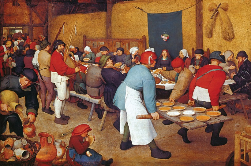 Bruegel il Vecchio Banchetto nuziale